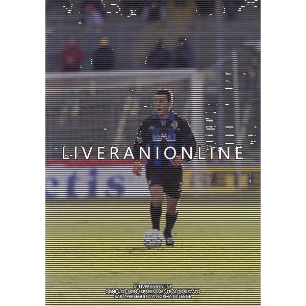 07-02-1999 BERGAMO CAMPIONATO DI CALCIO SERIE B ATALANTA CHIEVO 1-1 NELLA FOTO GIANPAOLO BELLINI AG ALDO LIVERANI SAS