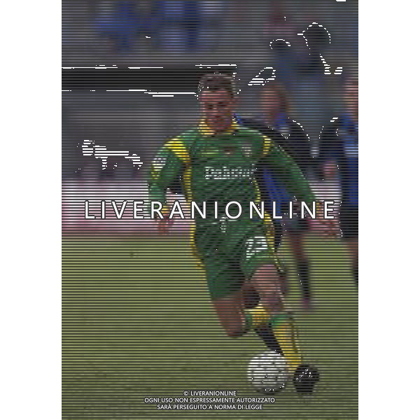 07-02-1999 BERGAMO CAMPIONATO DI CALCIO SERIE B ATALANTA CHIEVO 1-1 NELLA FOTO SALVATORE LANNA AG ALDO LIVERANI SAS