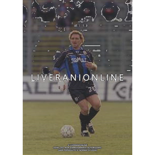 07-02-1999 BERGAMO CAMPIONATO DI CALCIO SERIE B ATALANTA CHIEVO 1-1 NELLA FOTO MASSIMO CARRERA AG ALDO LIVERANI SAS
