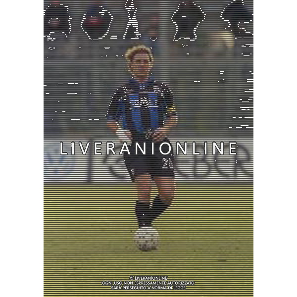 07-02-1999 BERGAMO CAMPIONATO DI CALCIO SERIE B ATALANTA CHIEVO 1-1 NELLA FOTO MASSIMO CARRERA AG ALDO LIVERANI SAS
