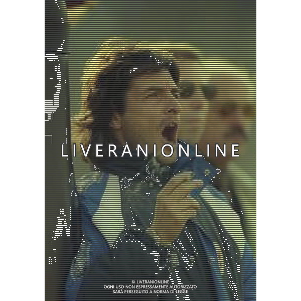 01-03-1998 COMO CAMPIONATO DI CALCIO SERIE C COMO ALESSANDRIA 2-0 NELLA FOTO MARIO BERETTA ALLENATORE COMO CALCIO AG ALDO LIVERANI SAS