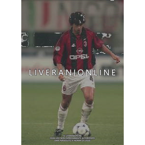 11-11-1998 MILANO-COPPA ITALIA MILAN LAZIO 1-1 NELLA FOTO DEMETRIO ALBERTINI AG ALDO LIVERANI SAS