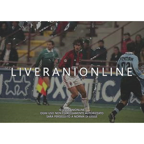 11-11-1998 MILANO-COPPA ITALIA MILAN LAZIO 1-1 NELLA FOTO PAOLO MALDINI AG ALDO LIVERANI SAS