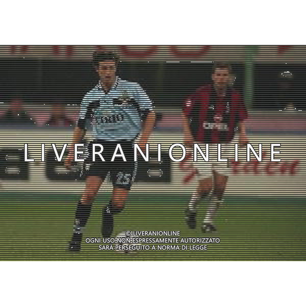 11-11-1998 MILANO-COPPA ITALIA MILAN LAZIO 1-1 NELLA FOTO MATYAS ALMEYDA AG ALDO LIVERANI SAS