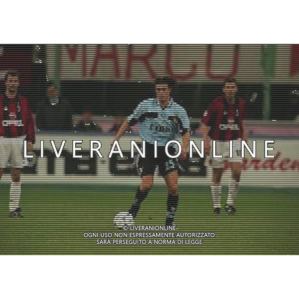 11-11-1998 MILANO-COPPA ITALIA MILAN LAZIO 1-1 NELLA FOTO MATYAS ALMEYDA AG ALDO LIVERANI SAS