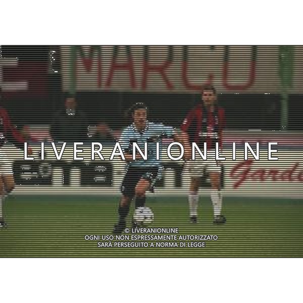 11-11-1998 MILANO-COPPA ITALIA MILAN LAZIO 1-1 NELLA FOTO MATYAS ALMEYDA AG ALDO LIVERANI SAS