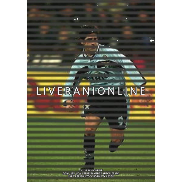 11-11-1998 MILANO-COPPA ITALIA MILAN LAZIO 1-1 NELLA FOTO MARCELO SALAS AG ALDO LIVERANI SAS