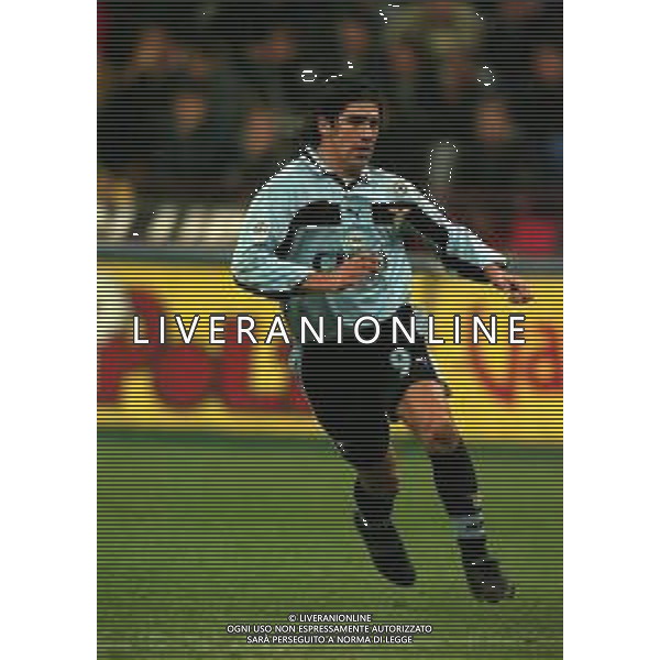 11-11-1998 MILANO-COPPA ITALIA MILAN LAZIO 1-1 NELLA FOTO MARCELO SALAS AG ALDO LIVERANI SAS