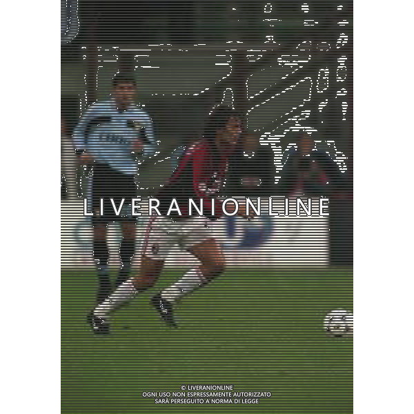 11-11-1998 MILANO-COPPA ITALIA MILAN LAZIO 1-1 NELLA FOTO PAOLO MALDINI AG ALDO LIVERANI SAS