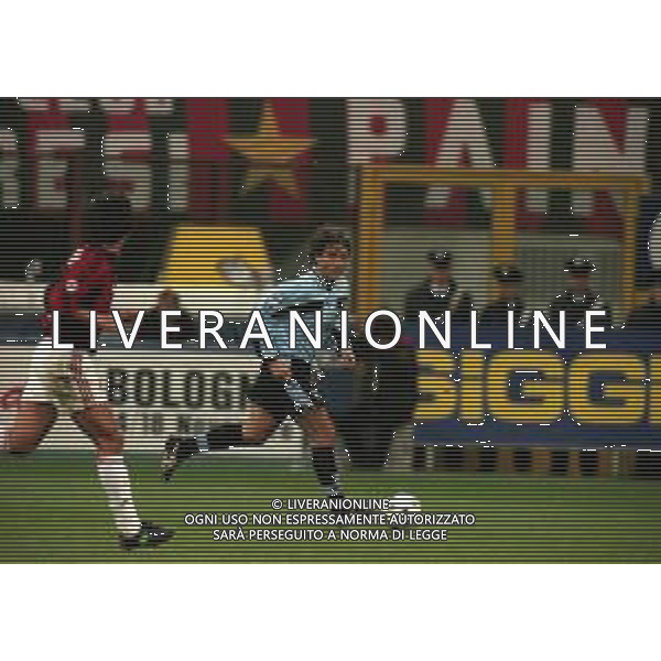 11-11-1998 MILANO-COPPA ITALIA MILAN LAZIO 1-1 NELLA FOTO ROBERTO MANCINI AG ALDO LIVERANI SAS