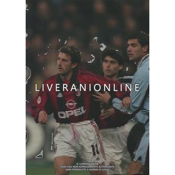 11-11-1998 MILANO-COPPA ITALIA MILAN LAZIO 1-1 NELLA FOTO MAURIZIO GANZ AG ALDO LIVERANI SAS