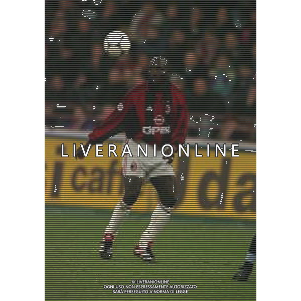 11-11-1998 MILANO-COPPA ITALIA MILAN LAZIO 1-1 NELLA FOTO GEORGE WEAH AG ALDO LIVERANI SAS