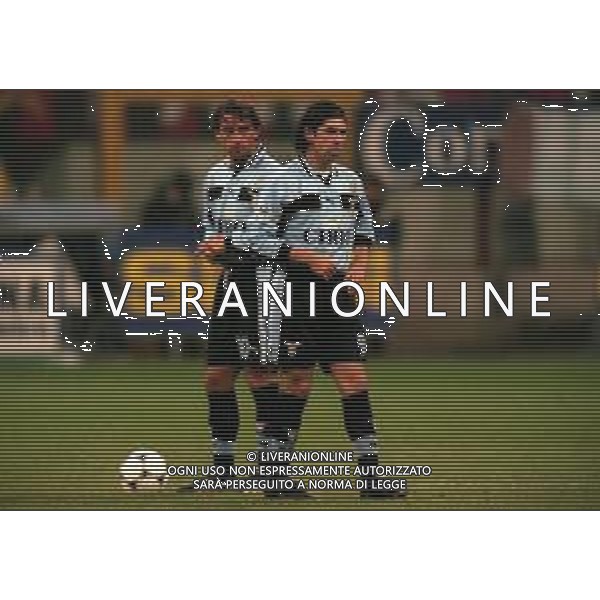 11-11-1998 MILANO-COPPA ITALIA MILAN LAZIO 1-1 NELLA FOTO ROBERTO MANCINI E MARCELO SALAS AG ALDO LIVERANI SAS