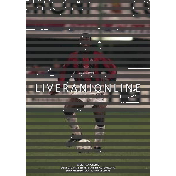 11-11-1998 MILANO-COPPA ITALIA MILAN LAZIO 1-1 NELLA FOTO BRUNO N\'GOTTY AG ALDO LIVERANI SAS