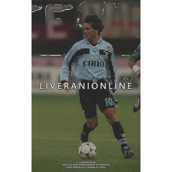 11-11-1998 MILANO-COPPA ITALIA MILAN LAZIO 1-1 NELLA FOTO ROBERTO MANCINI AG ALDO LIVERANI SAS