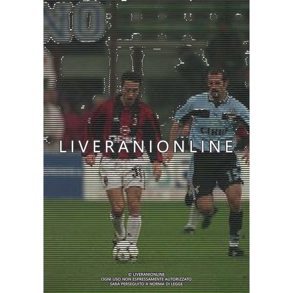11-11-1998 MILANO-COPPA ITALIA MILAN LAZIO 1-1 NELLA FOTO DOMANICO MORFEO E GIUSEPPE PANCARO AG ALDO LIVERANI SAS