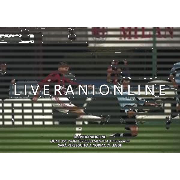 11-11-1998 MILANO-COPPA ITALIA MILAN LAZIO 1-1 NELLA FOTO CHRISTIAN ZIEGE E GIORGIO VENTURIN AG ALDO LIVERANI SAS