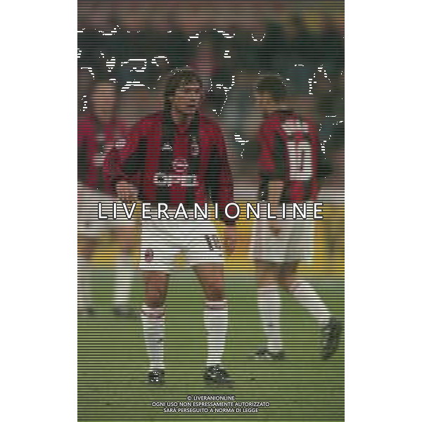 11-11-1998 MILANO-COPPA ITALIA MILAN LAZIO 1-1 NELLA FOTO LEONARDO AG ALDO LIVERANI SAS