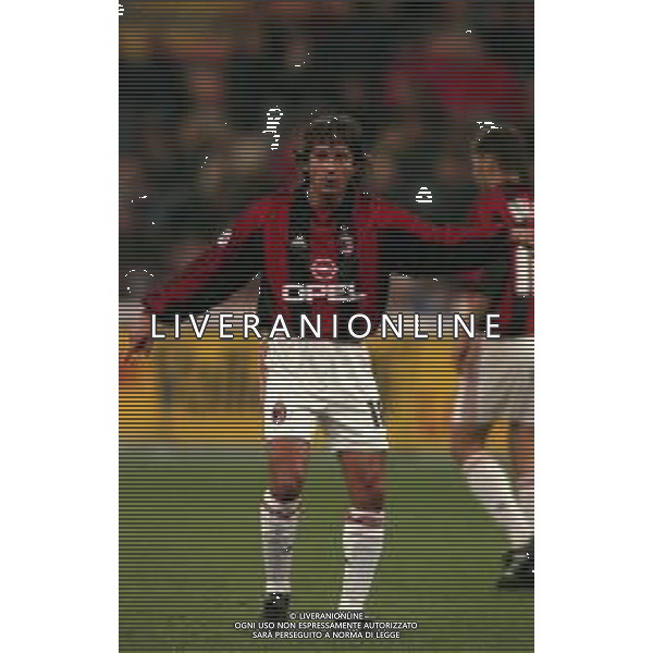 11-11-1998 MILANO-COPPA ITALIA MILAN LAZIO 1-1 NELLA FOTO LEONARDO AG ALDO LIVERANI SAS