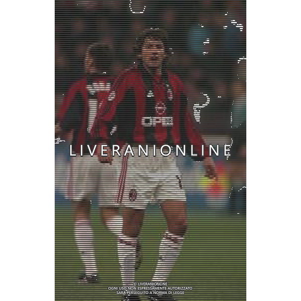 11-11-1998 MILANO-COPPA ITALIA MILAN LAZIO 1-1 NELLA FOTO LEONARDO AG ALDO LIVERANI SAS
