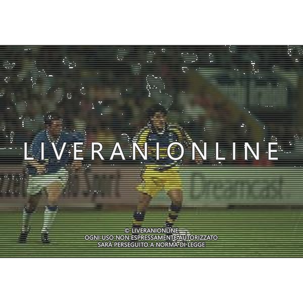 15-08-1999 -COPPA UEFA PARMA RANGER GLASGOW NELLA FOTO ARIEL ORTEGA AG ALDO LIVERANI SAS