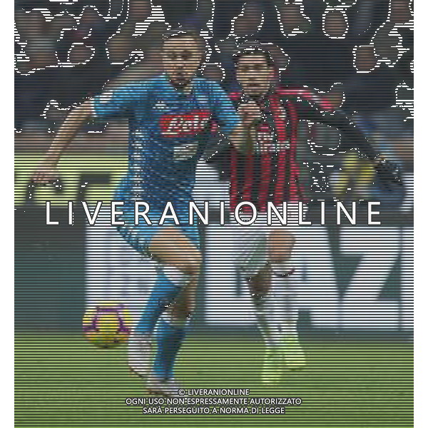 Coppa Italia TIM Cup 2018/2019 Quarti di Finale Milano - 29.01.2019 Milan-Napoli Nella Foto: Nikola Maksimovic /Ph.Vitez-Ag. Aldo Liverani