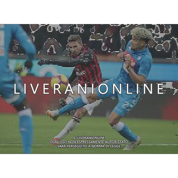 Coppa Italia TIM Cup 2018/2019 Quarti di Finale Milano - 29.01.2019 Milan-Napoli Nella Foto: fabio borini prova il tiro /Ph.Vitez-Ag. Aldo Liverani