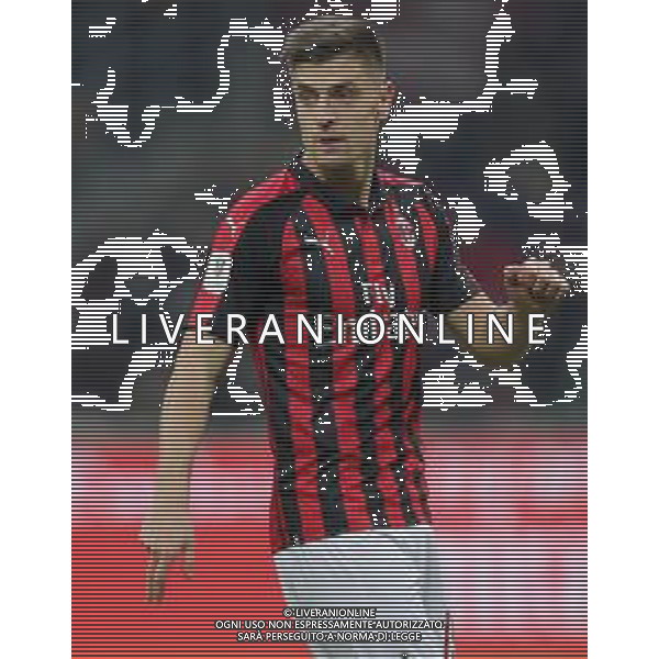 Coppa Italia TIM Cup 2018/2019 Quarti di Finale Milano - 29.01.2019 Milan-Napoli Nella Foto:Krzysztof Piatek /Ph.Vitez-Ag. Aldo Liverani