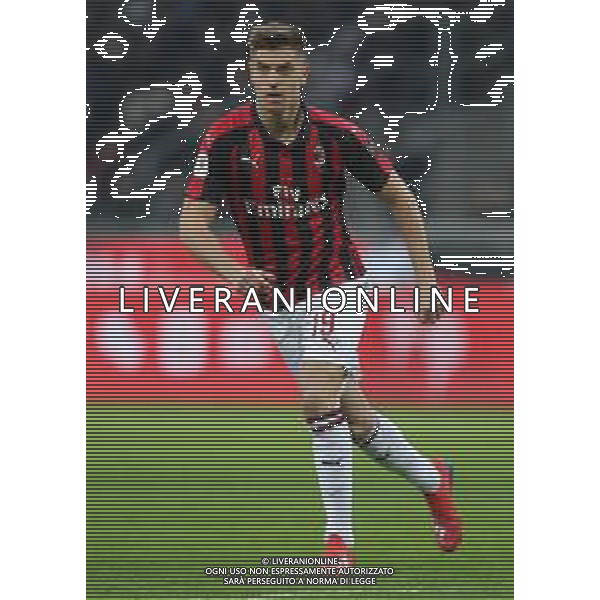 Coppa Italia TIM Cup 2018/2019 Quarti di Finale Milano - 29.01.2019 Milan-Napoli Nella Foto:Krzysztof Piatek /Ph.Vitez-Ag. Aldo Liverani