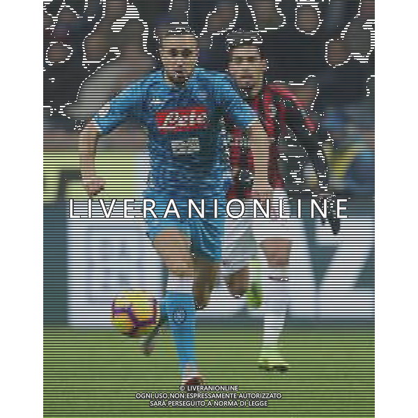 Coppa Italia TIM Cup 2018/2019 Quarti di Finale Milano - 29.01.2019 Milan-Napoli Nella Foto:Nikola Maksimovic /Ph.Vitez-Ag. Aldo Liverani