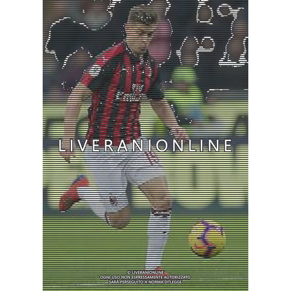 Coppa Italia TIM Cup 2018/2019 Quarti di Finale Milano - 29.01.2019 Milan-Napoli Nella Foto:Krzysztof Piatek /Ph.Vitez-Ag. Aldo Liverani