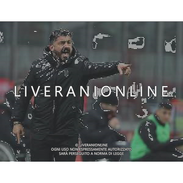 Coppa Italia TIM Cup 2018/2019 Quarti di Finale Milano - 29.01.2019 Milan-Napoli Nella Foto:Gennaro Gattuso /Ph.Vitez-Ag. Aldo Liverani