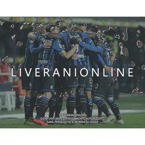 Coppa Italia TIM Cup 2018/2019 Quarti di Finale Bergamo - 30.01.2019 Atalanta-Juventus Nella Foto: esultanza dopo il gol di Timothy Castagne - abbraccio /Ph.Vitez-Ag. Aldo Liverani