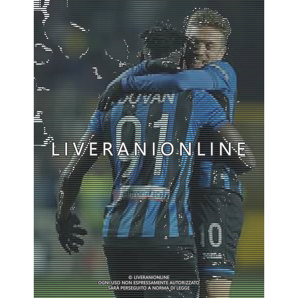 Coppa Italia TIM Cup 2018/2019 Quarti di Finale Bergamo - 30.01.2019 Atalanta-Juventus Nella Foto: esultanza dopo il gol di duvan zapata con Alejandro Dario Gomez /Ph.Vitez-Ag. Aldo Liverani