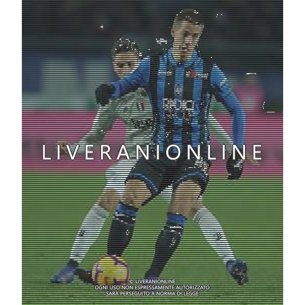 Coppa Italia TIM Cup 2018/2019 Quarti di Finale Bergamo - 30.01.2019 Atalanta-Juventus Nella Foto: Mario Pasalic e Rodrigo Bentancur /Ph.Vitez-Ag. Aldo Liverani