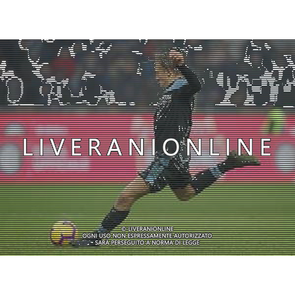 Coppa Italia TIM Cup 2018/2019 Quarti di Finale Milano - 31.01.2019 Inter-Lazio Nella Foto:lucas leiva segna l’ultimo rigore per la vittoria della lazio /Ph.Vitez-Ag. Aldo Liverani