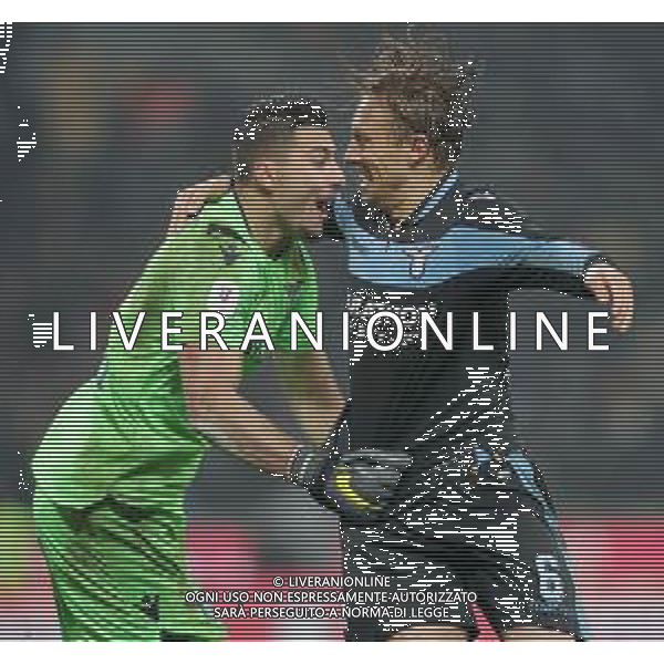 Coppa Italia TIM Cup 2018/2019 Quarti di Finale Milano - 31.01.2019 Inter-Lazio Nella Foto: lucas leiva e Thomas Strakosha esultanza dopo il rigore della vittoria /Ph.Vitez-Ag. Aldo Liverani