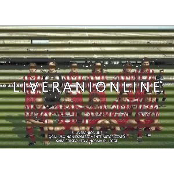 30-08-1998 MONZA-COPPA ITALIA ATALANTA CREMONESE 2-1 NELLA FOTO FORMAZIONE CREMONESE AG ALDO LIVERANI SAS