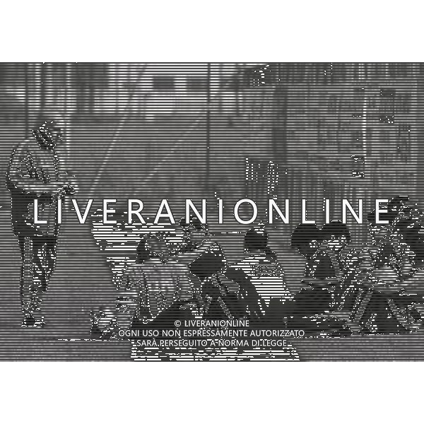 1997 PERUGIA CONFERENZA E PRIMO ALLENAMENTO NAVIO SCALA AL PERUGIA CALCIO NELLA FOTO NEVIO SCALA AG ALDO LIVERANI SAS