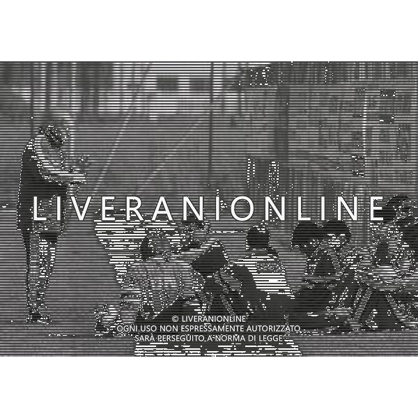 1997 PERUGIA CONFERENZA E PRIMO ALLENAMENTO NAVIO SCALA AL PERUGIA CALCIO NELLA FOTO NEVIO SCALA AG ALDO LIVERANI SAS