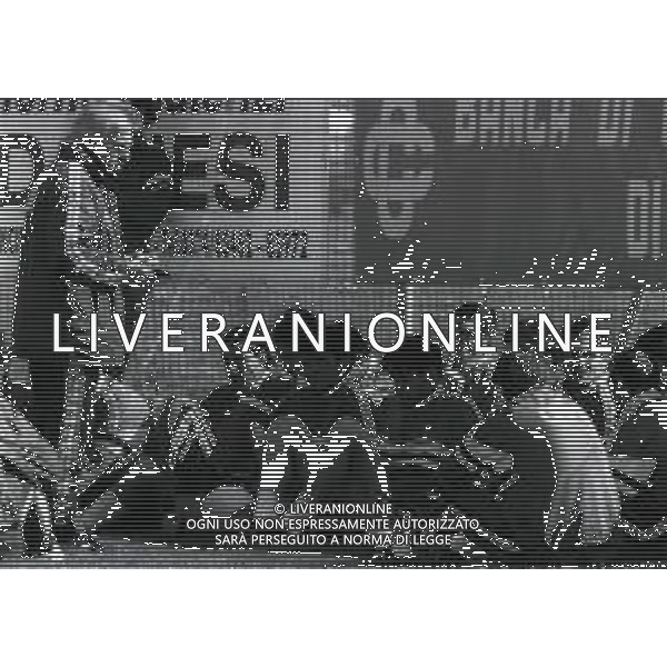 1997 PERUGIA CONFERENZA E PRIMO ALLENAMENTO NAVIO SCALA AL PERUGIA CALCIO NELLA FOTO NEVIO SCALA AG ALDO LIVERANI SAS