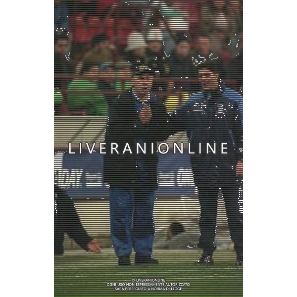 18-02-1998 MILANO- COPPA ITALIA TIM MILAN PARMA 0-0 NELLA FOTO CARLO ANCELOTTI AG ALDO LIVERANI SAS