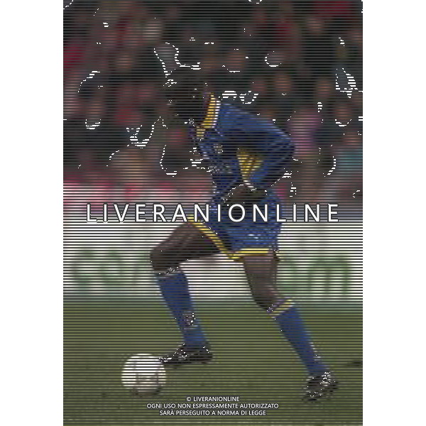 18-02-1998 MILANO- COPPA ITALIA TIM MILAN PARMA 0-0 NELLA FOTO LILIAN THURAM AG ALDO LIVERANI SAS