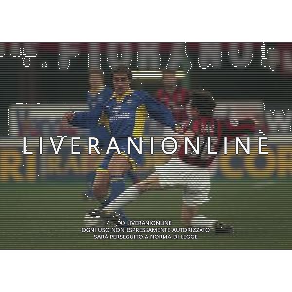 18-02-1998 MILANO- COPPA ITALIA TIM MILAN PARMA 0-0 NELLA FOTO FABIO CANNAVARO AG ALDO LIVERANI SAS