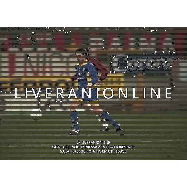 18-02-1998 MILANO- COPPA ITALIA TIM MILAN PARMA 0-0 NELLA FOTO STEFANO FIORE AG ALDO LIVERANI SAS
