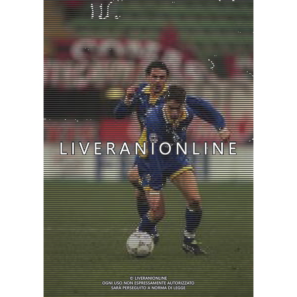 18-02-1998 MILANO- COPPA ITALIA TIM MILAN PARMA 0-0 NELLA FOTO ENRICO CHIESA E STEFANO FIORE AG ALDO LIVERANI SAS