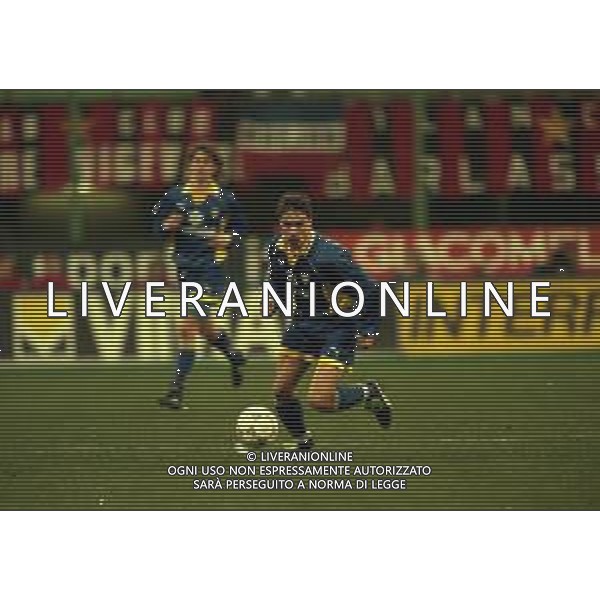 18-02-1998 MILANO- COPPA ITALIA TIM MILAN PARMA 0-0 NELLA FOTO ENRICO CHIESA AG ALDO LIVERANI SAS