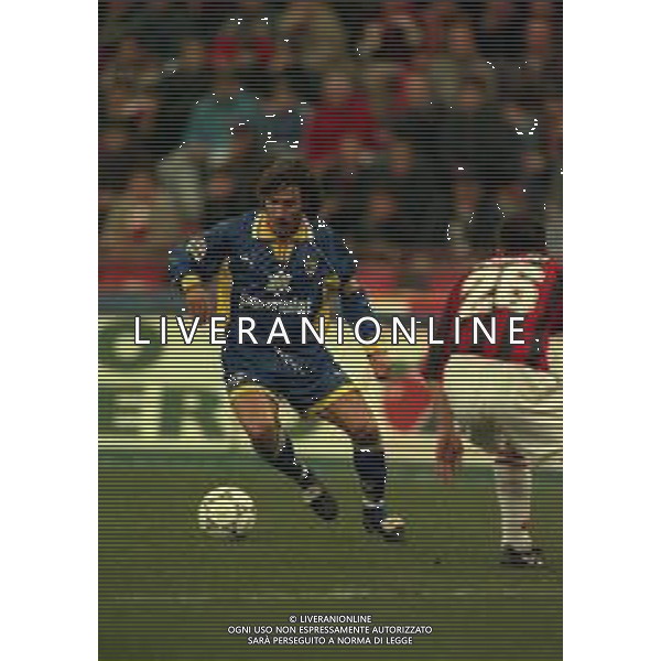 18-02-1998 MILANO- COPPA ITALIA TIM MILAN PARMA 0-0 NELLA FOTO ANTONIO BENARRIVO AG ALDO LIVERANI SAS