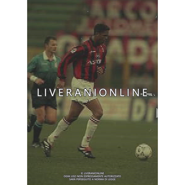 18-02-1998 MILANO- COPPA ITALIA TIM MILAN PARMA 0-0 NELLA FOTO PATRICK KLUIVERT AG ALDO LIVERANI SAS