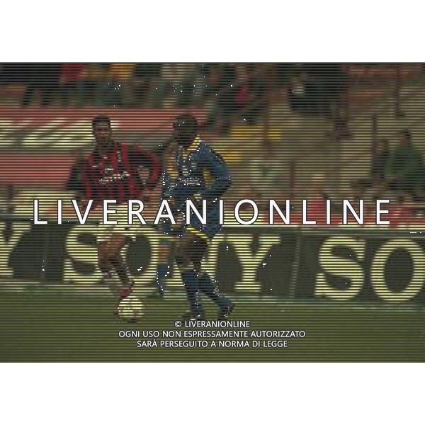 18-02-1998 MILANO- COPPA ITALIA TIM MILAN PARMA 0-0 NELLA FOTO LILIAN THURAM AG ALDO LIVERANI SAS